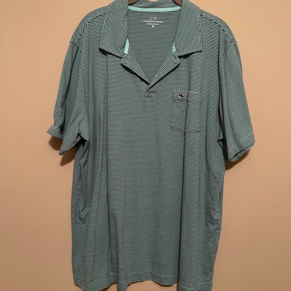 Striped Vineyard Vines Polo
